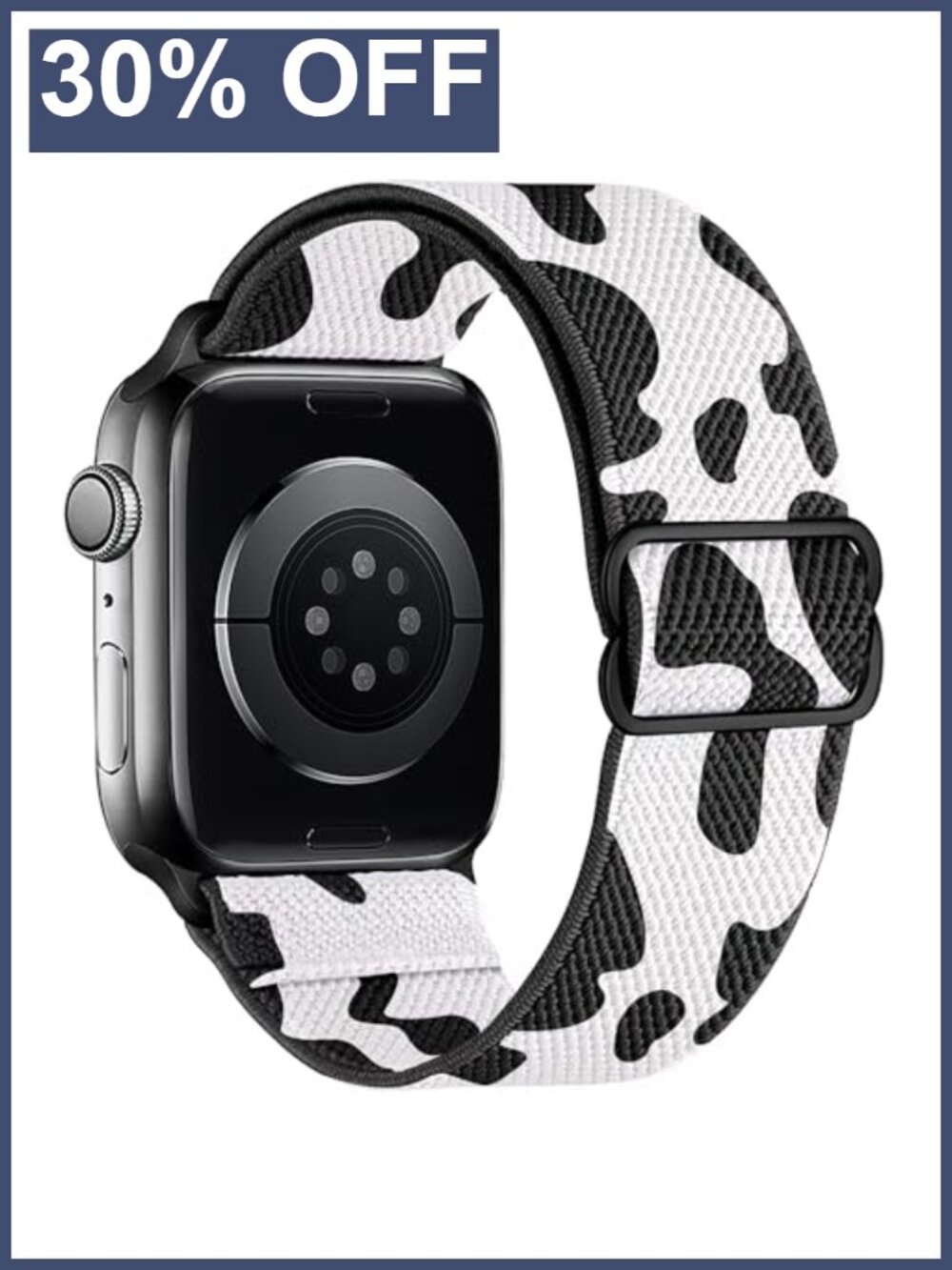 Stretchy Nylon Loop Band for Apple Watch Adjustable Soft Elastic Strap